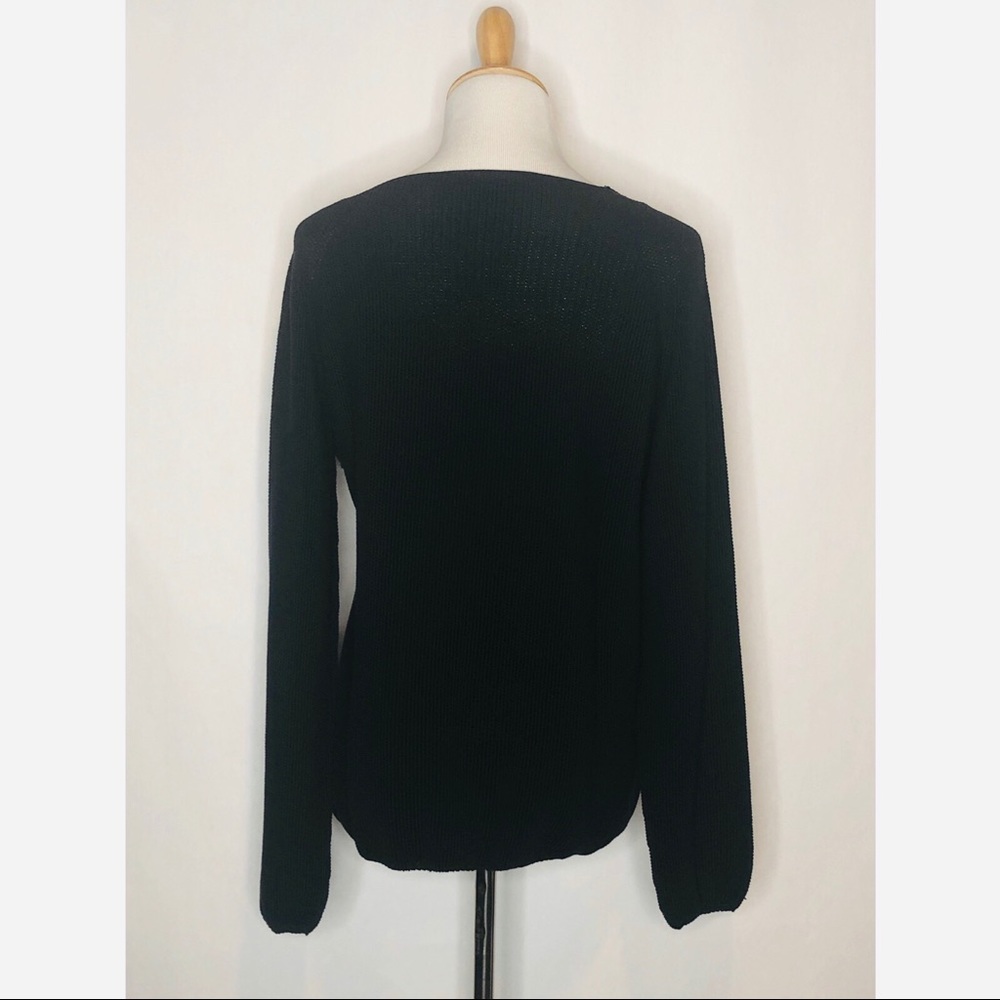 Final Les Copains Dark Navy Knit Sweater IT 44 - Picture 2 of 7